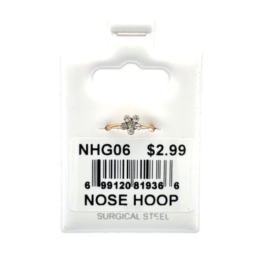 Stainless Steel Nose Ring - Hoop #06