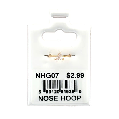 Stainless Steel Nose Ring - Hoop #07