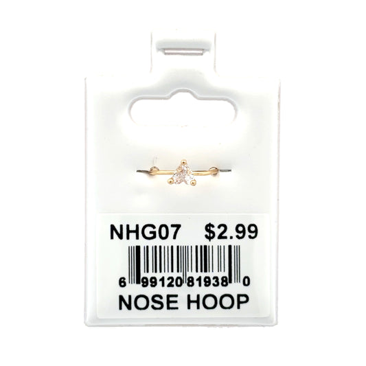 Stainless Steel Nose Ring - Hoop #07