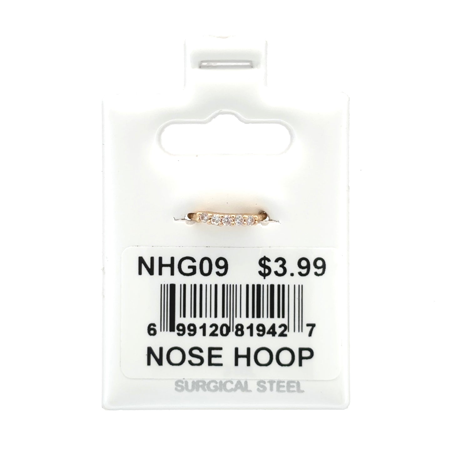 Stainless Steel Nose Ring - Hoop #09