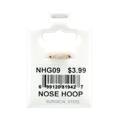 Stainless Steel Nose Ring - Hoop #09