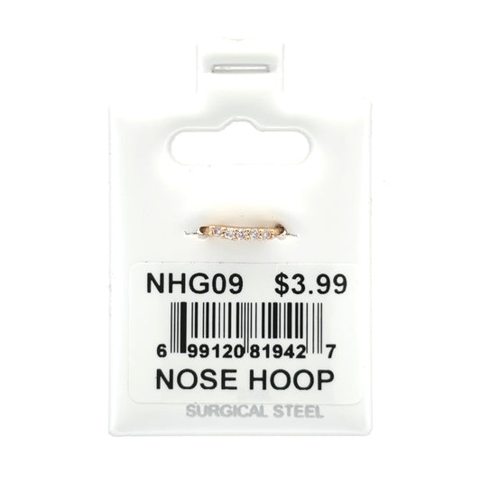 Stainless Steel Nose Ring - Hoop #09