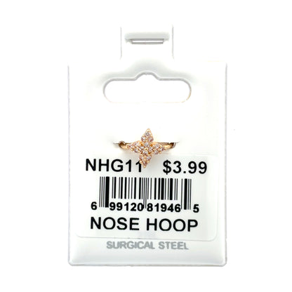 Stainless Steel Nose Ring - Hoop #11