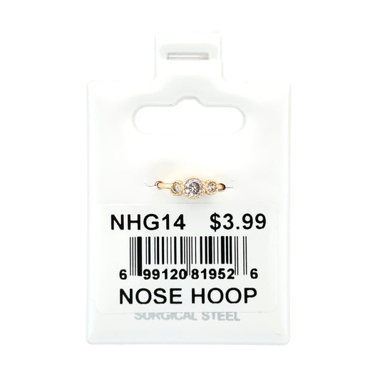 Stainless Steel Nose Ring - Hoop #14