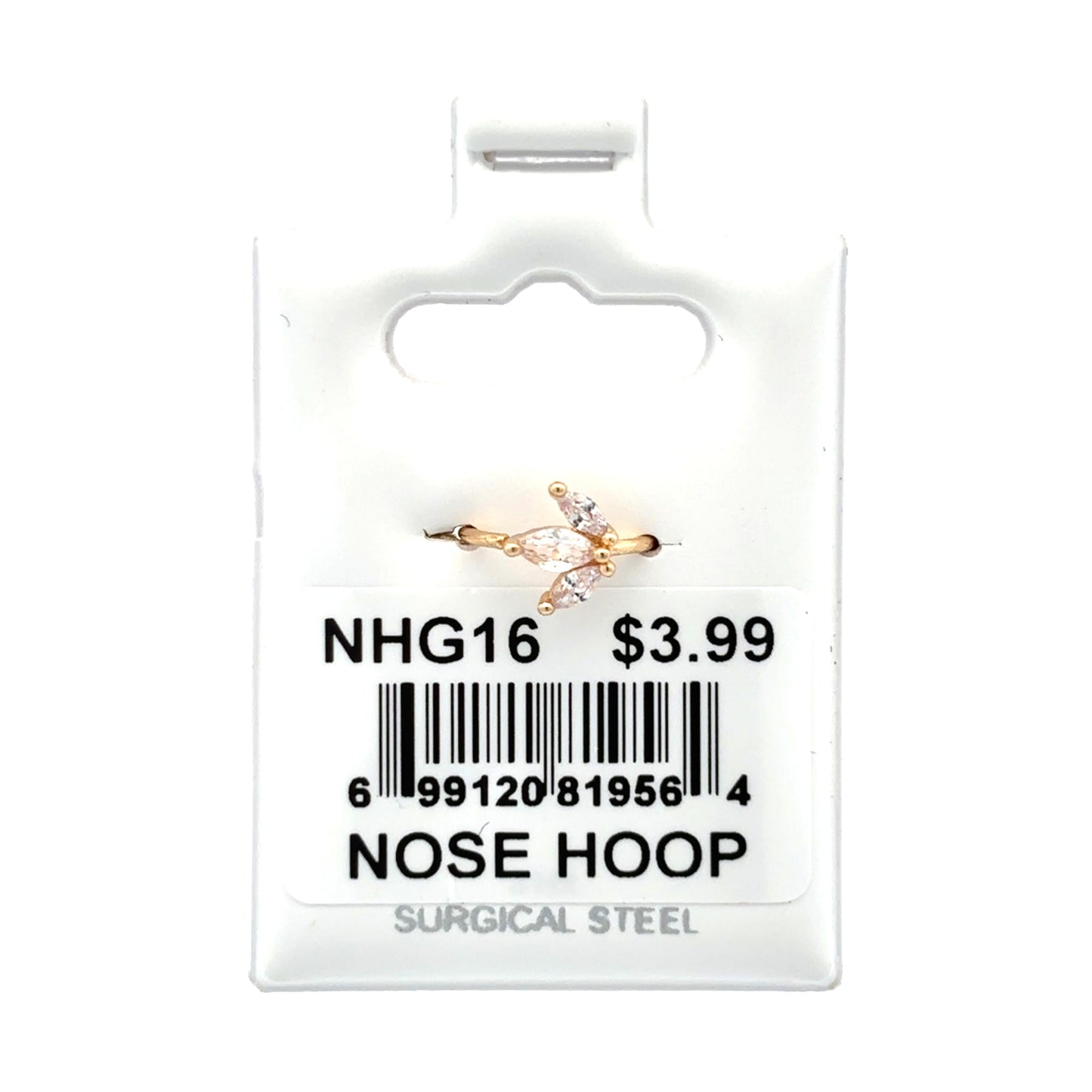 Stainless Steel Nose Ring - Hoop #16