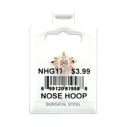 Stainless Steel Nose Ring - Hoop #17