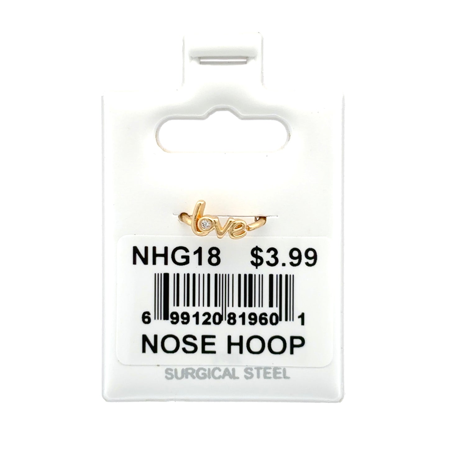 Stainless Steel Nose Ring - Hoop #18