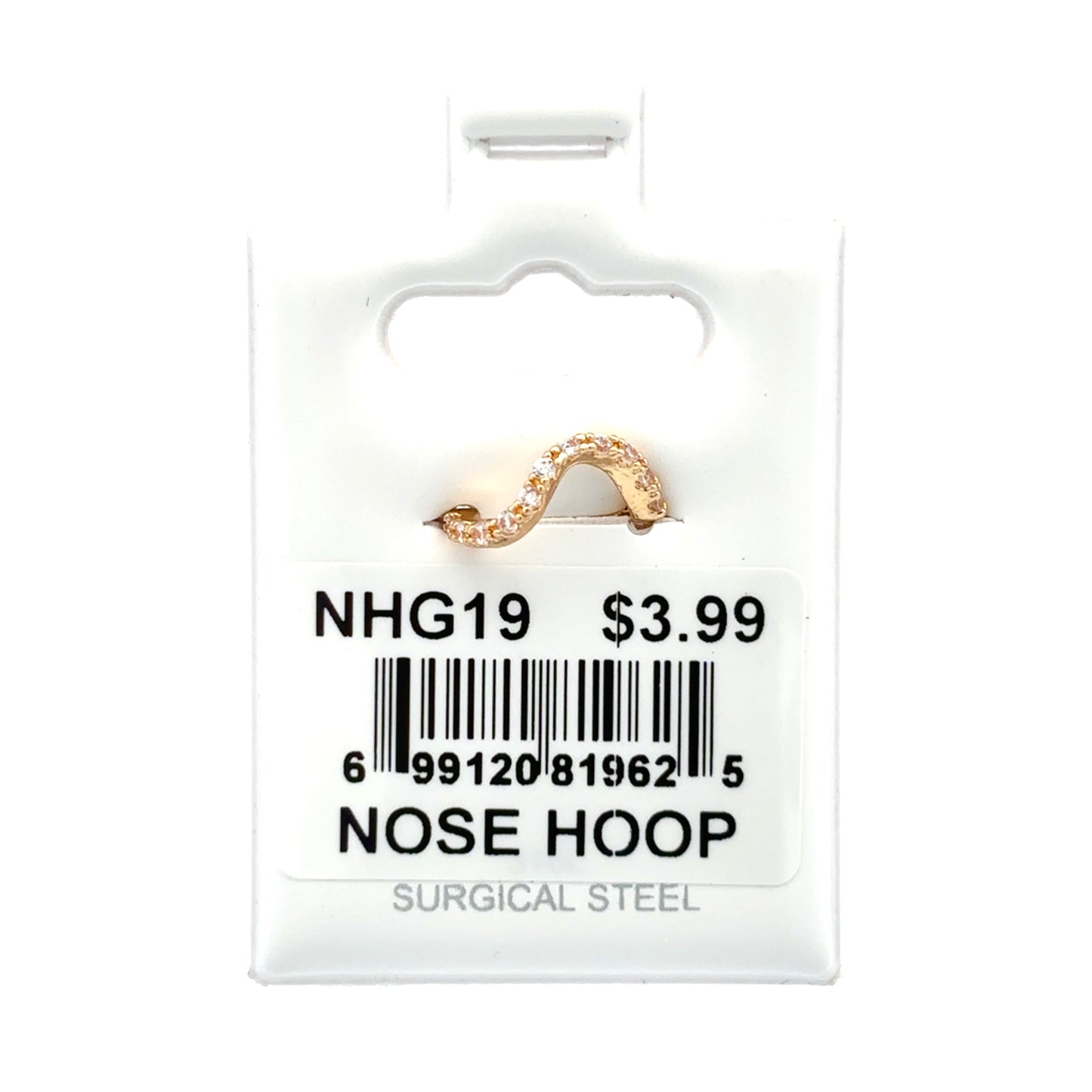 Stainless Steel Nose Ring - Hoop #19