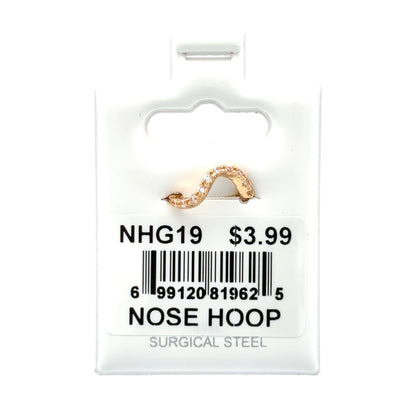 Stainless Steel Nose Ring - Hoop #19