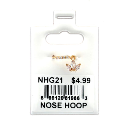 Stainless Steel Nose Ring - Hoop #21
