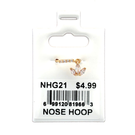 Stainless Steel Nose Ring - Hoop #21