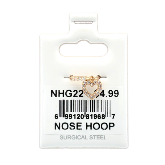 Stainless Steel Nose Ring - Hoop #22
