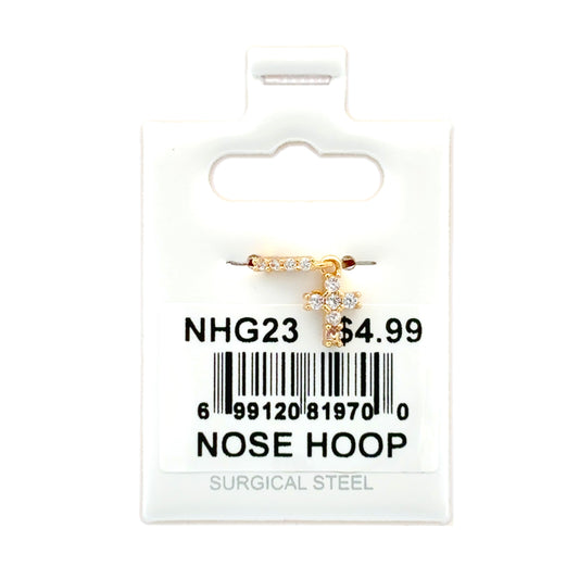 Stainless Steel Nose Ring - Hoop #23