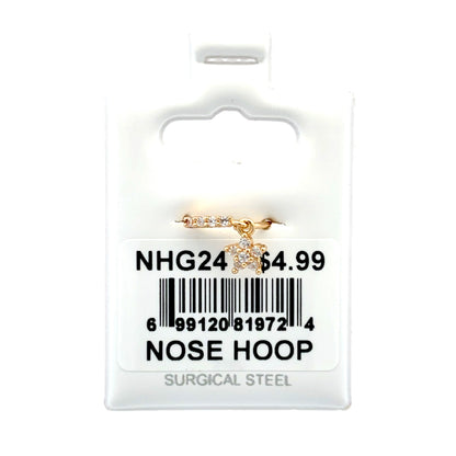 Stainless Steel Nose Ring - Hoop #24