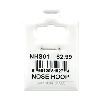 Stainless Steel Nose Ring - Hoop #01