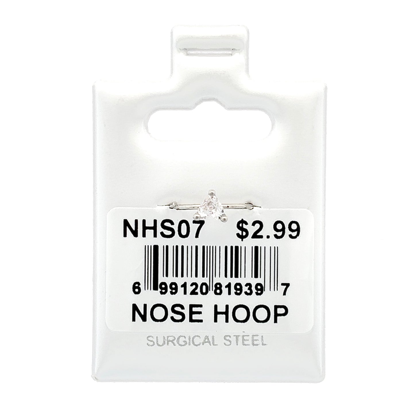 Stainless Steel Nose Ring - Hoop #07