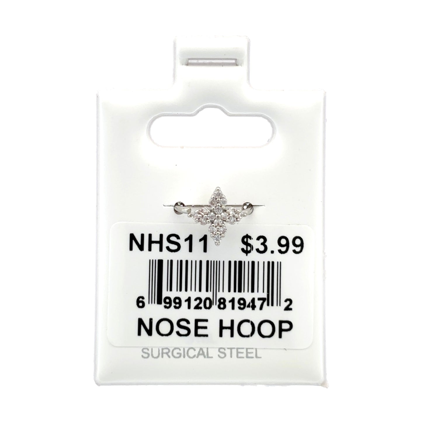 Stainless Steel Nose Ring - Hoop #11