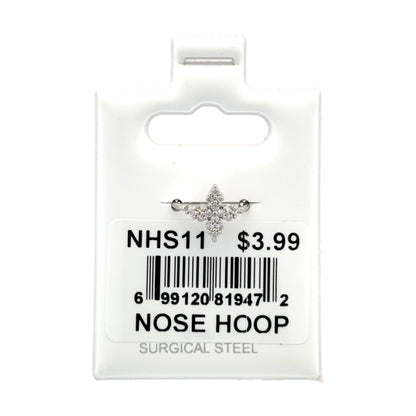 Stainless Steel Nose Ring - Hoop #11