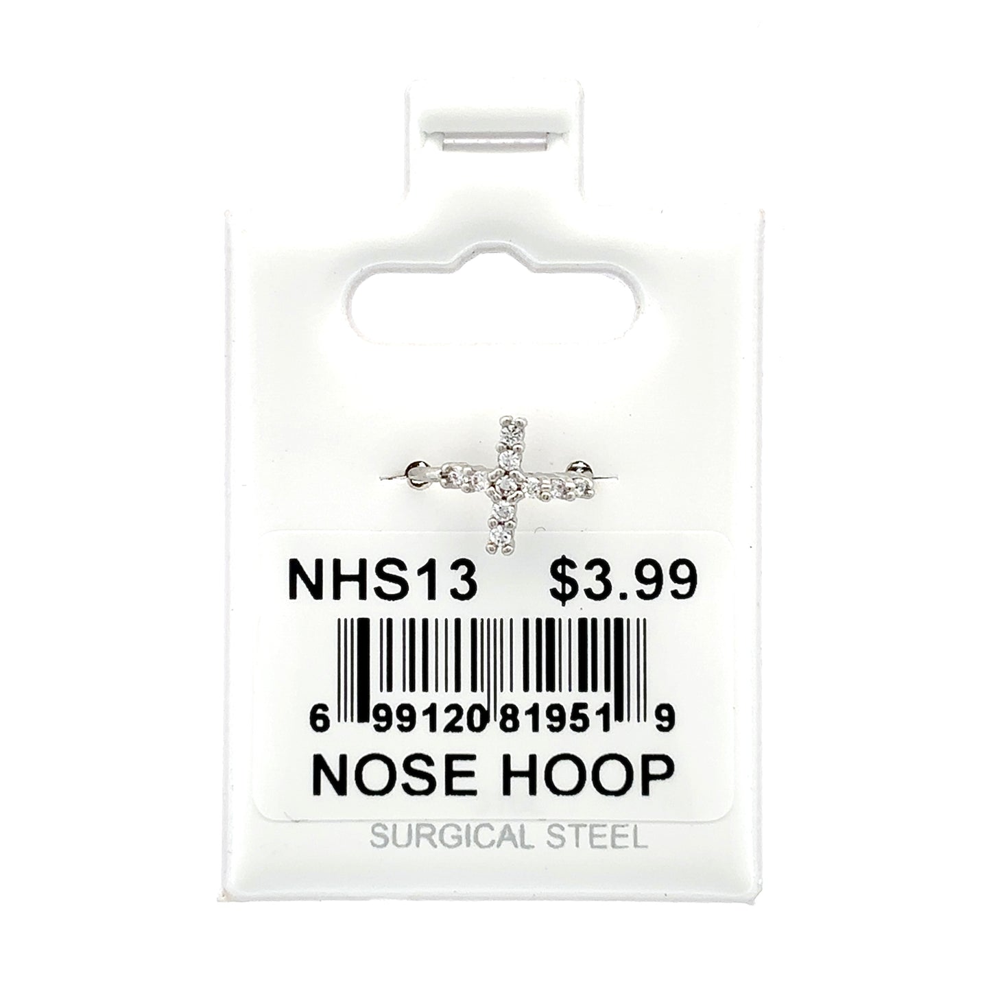 Stainless Steel Nose Ring - Hoop #13
