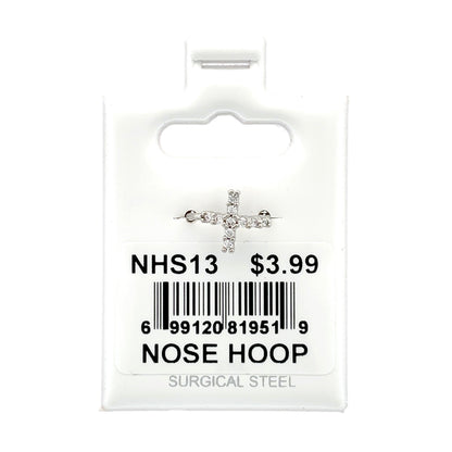 Stainless Steel Nose Ring - Hoop #13