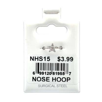 Stainless Steel Nose Ring - Hoop #15