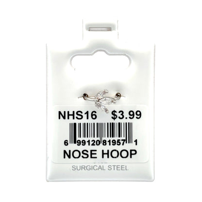 Stainless Steel Nose Ring - Hoop #16