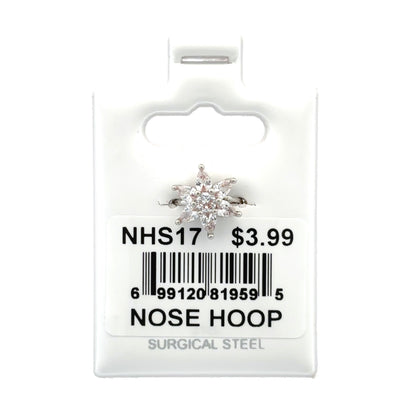 Stainless Steel Nose Ring - Hoop #17