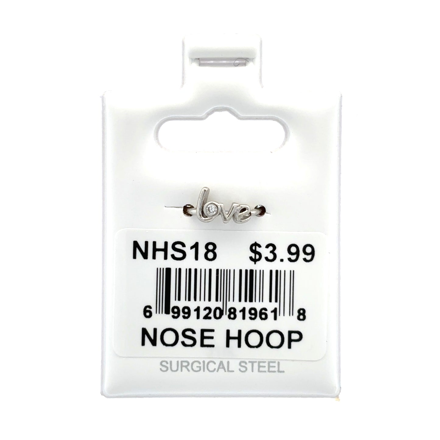 Stainless Steel Nose Ring - Hoop #18