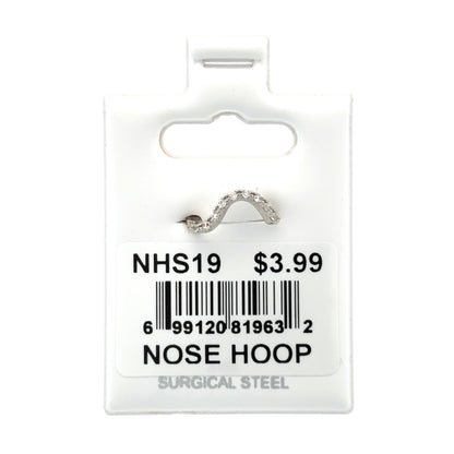 Stainless Steel Nose Ring - Hoop #19