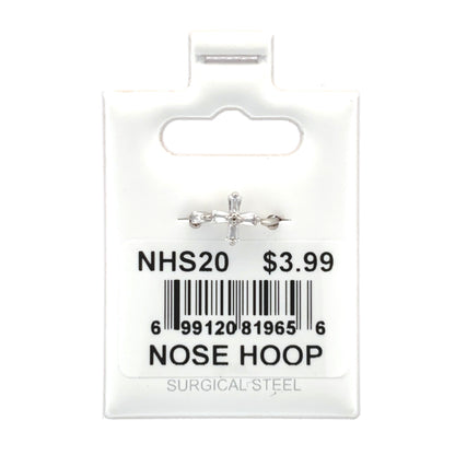Stainless Steel Nose Ring - Hoop #20