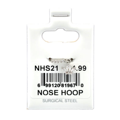 Stainless Steel Nose Ring - Hoop #21