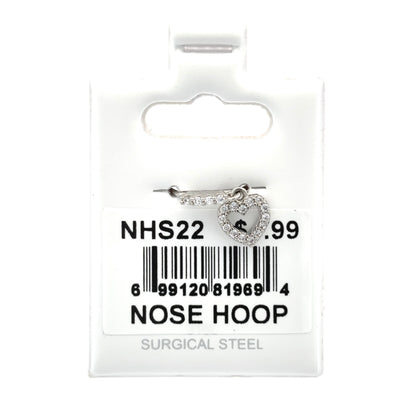 Stainless Steel Nose Ring - Hoop #22
