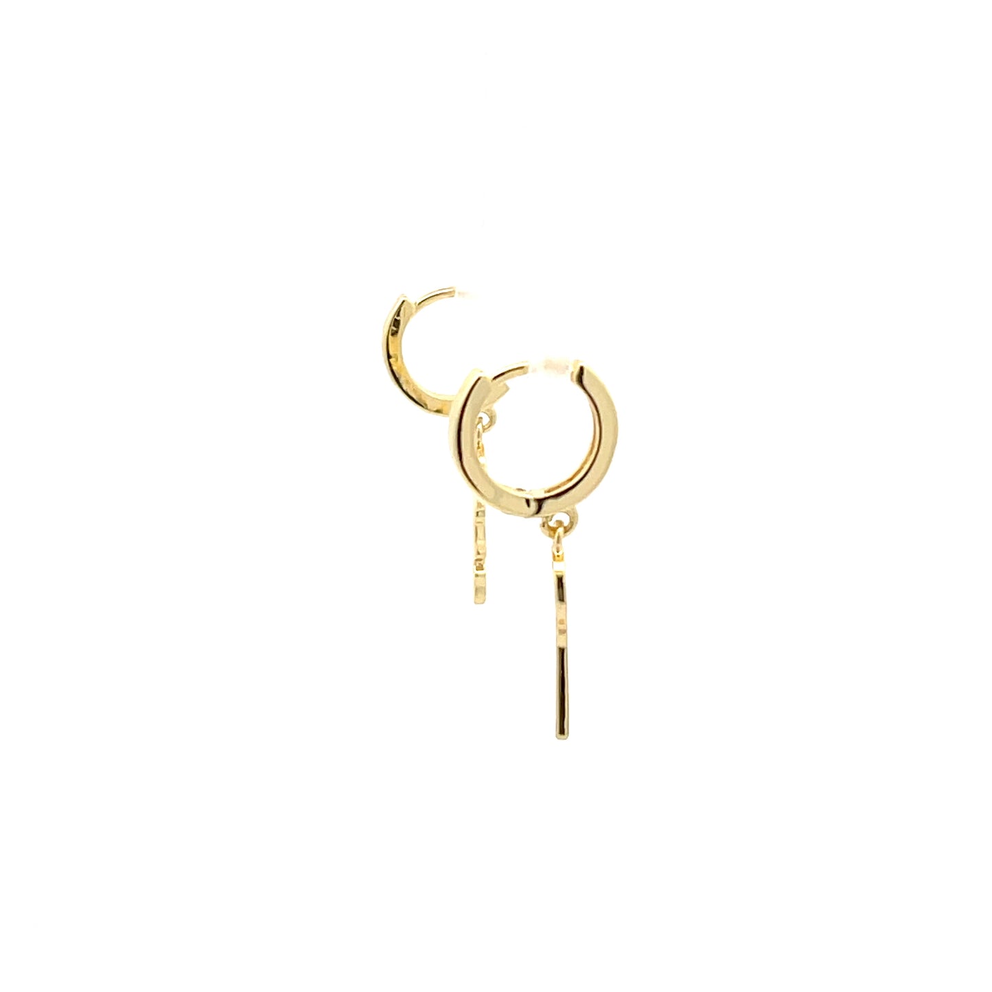 Huggie Hoops & Charm Earrings - Style 05