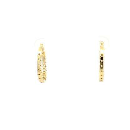 Huggie Hoops & Charm Earrings - Style 07
