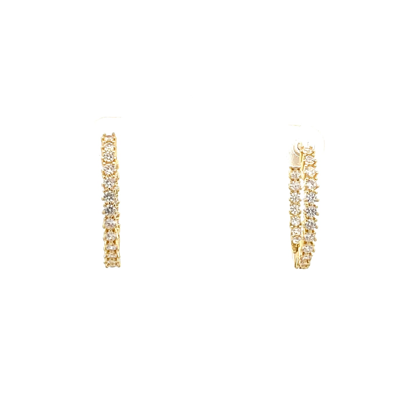 Huggie Hoops & Charm Earrings - Style 07