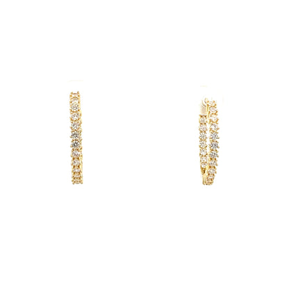 Huggie Hoops & Charm Earrings - Style 07