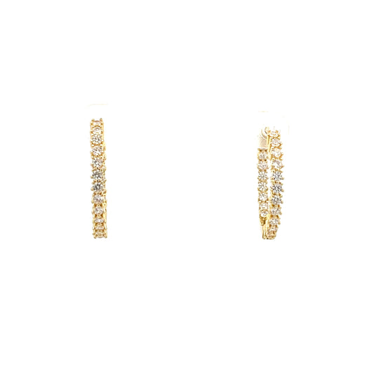 Huggie Hoops & Charm Earrings - Style 07