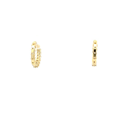 Huggie Hoops & Charm Earrings - Style 09