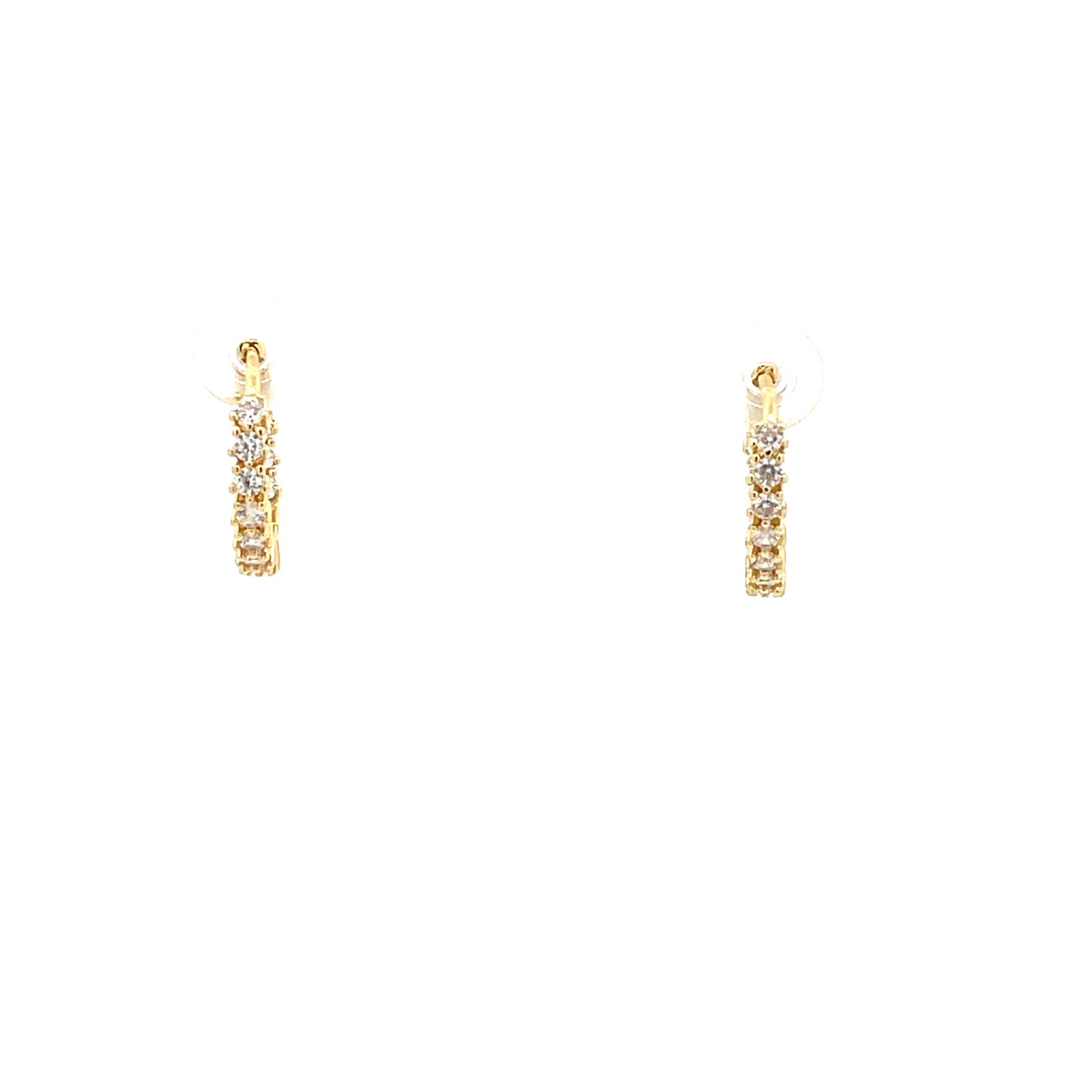 The One Huggie Hoops & Charm Earrings - Style 9