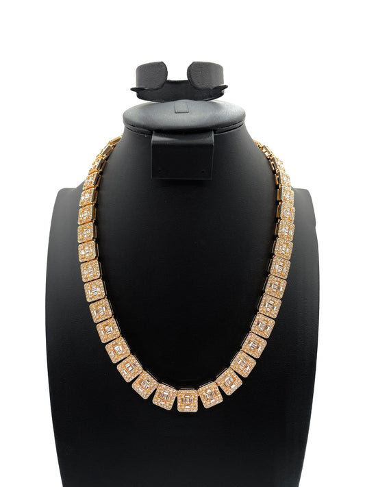 Iced Out Diamond Necklace - #1220