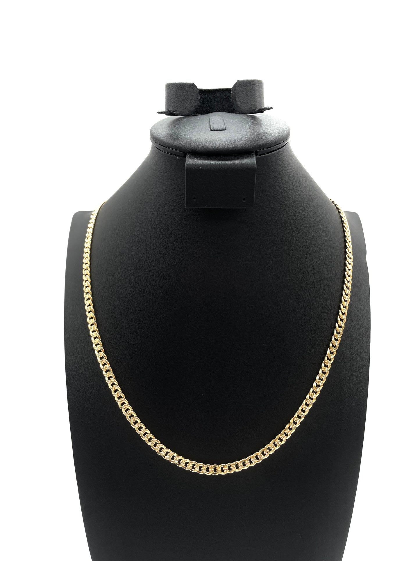 18K Chain Necklace #03 - FROST CUBAN 24inch 6mm