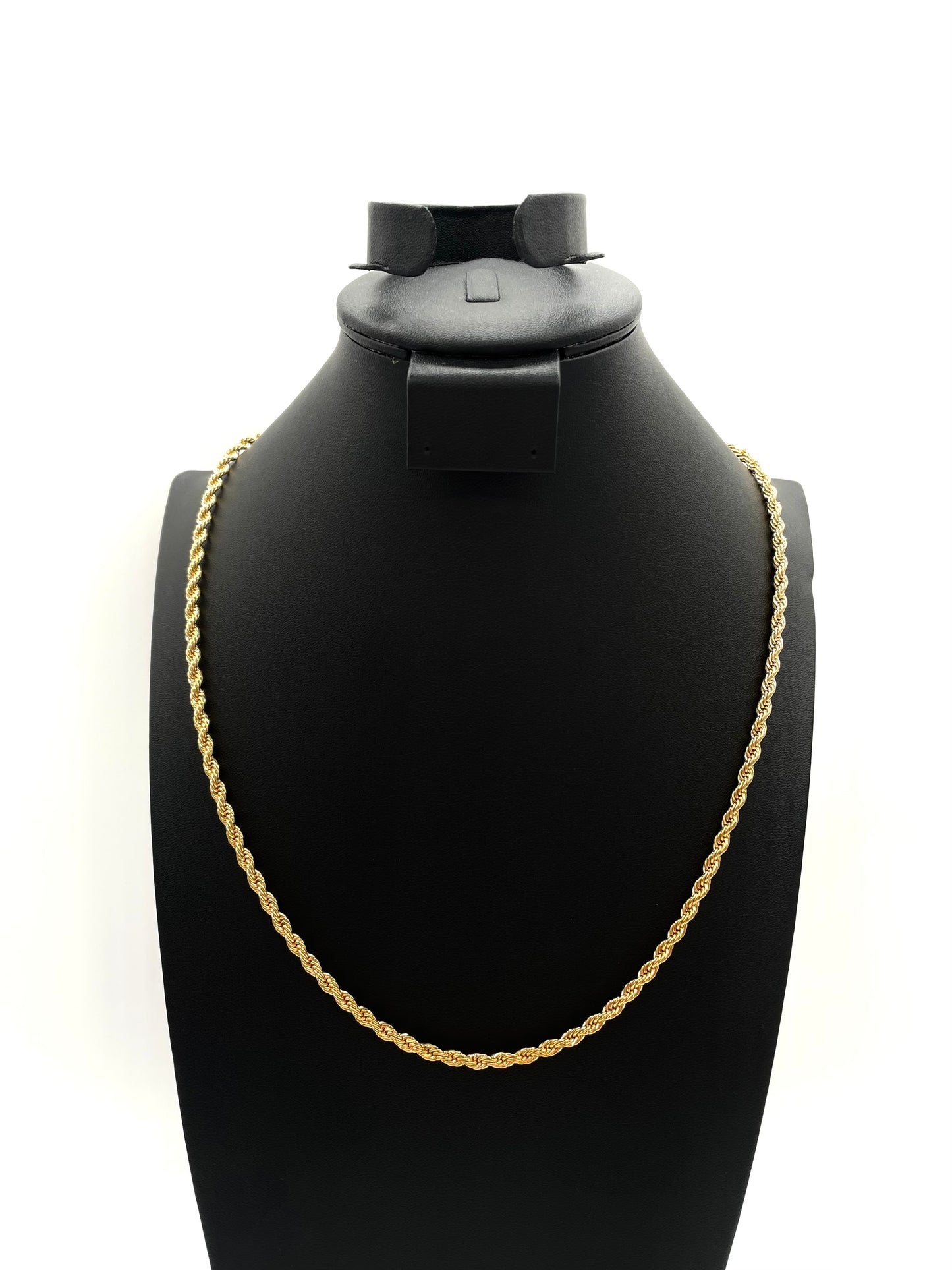 18K Chain Necklace #31 - ROPE 24inch 4mm