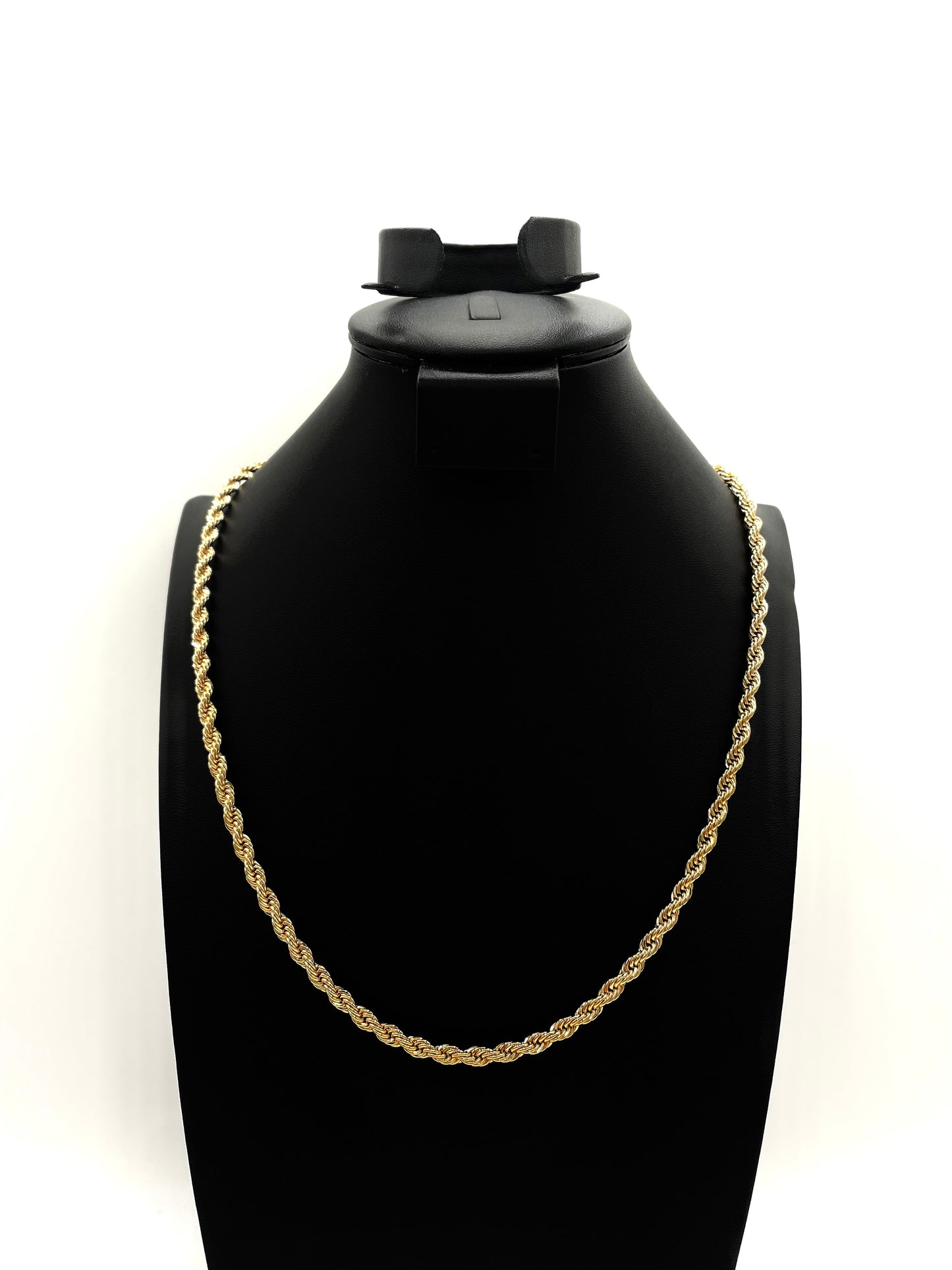 18K Chain Necklace #32 - ROPE 24inch 5mm
