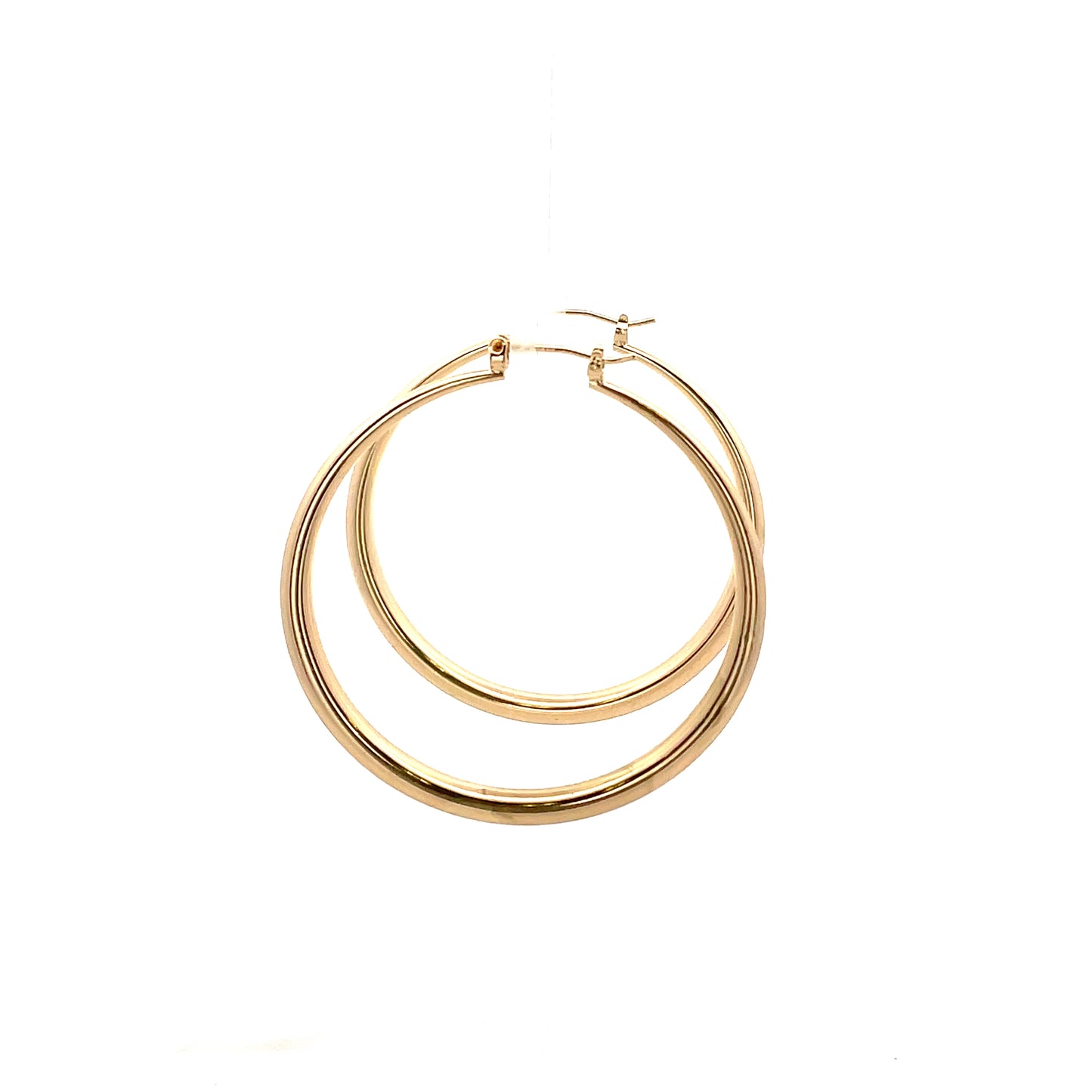 Hollow Round Plain Earring - 03