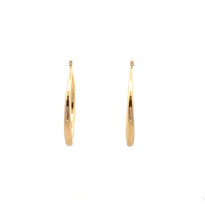 Hollow Round Plain Earring - 03