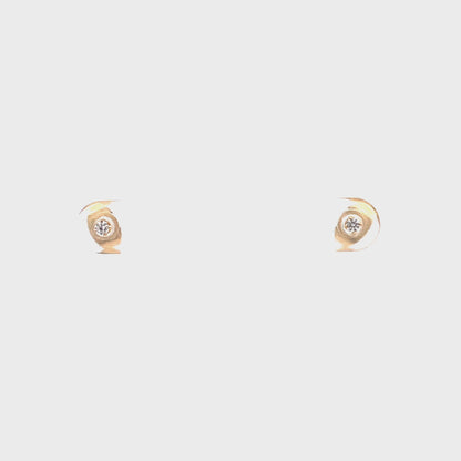 Sterling Silver Round Earrings - 2MM