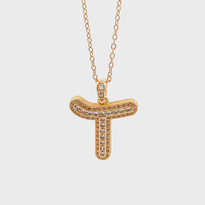 Venus Initial Necklace - T