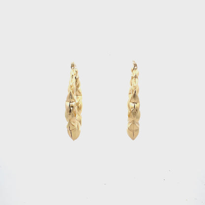 Hug & Kiss Shrimp Earrings -  Size 03