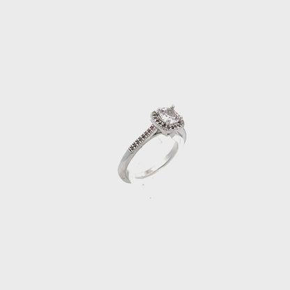 Square Cushion-Cut Fashion Ring - Design 06