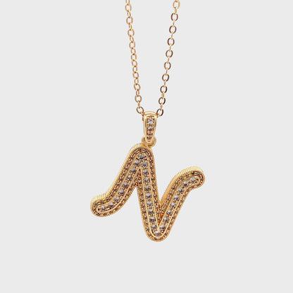 Venus Initial Necklace - N
